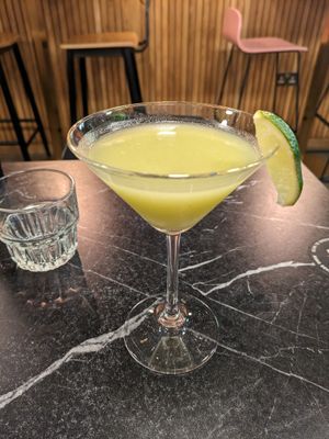 Avocado daiquiri at The Avocado Show in London