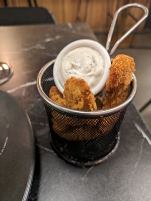 Avocado fries at The Avocado Show in London