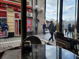 Next to mall at Dolce Vita in Banja Luka