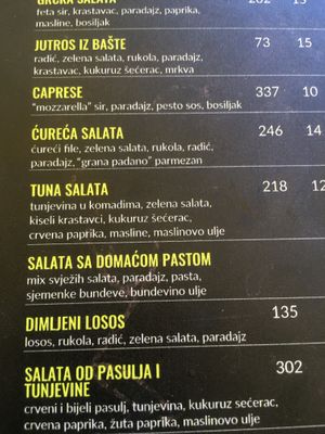 Salata Sa Domaćom Pastom  at Healthy in Banja Luka