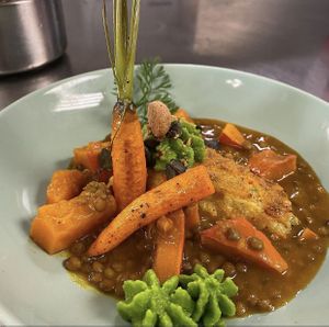 Carrotcake Polenta  at Restaurant Rössle in Calw