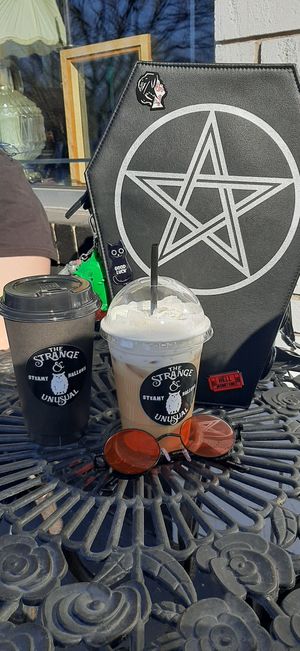 Look at how beautiful the whipped cream is! ❤️😍 at Strange Brew in Kingston