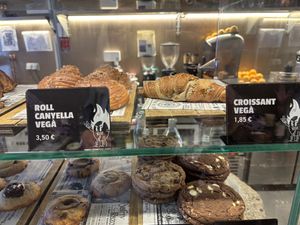 Vegan Croissant is very tasty  at Garage Coffee in Barcelona