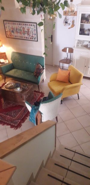 Cosy sitting room at Raparossa  in Pezze Di Greco