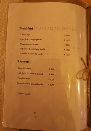 Main courses and Desserts at Raparossa  in Pezze Di Greco