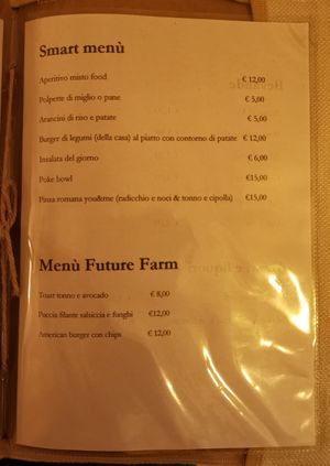 7 course or 3 course menu proposal (can also be ordered separately) at Raparossa  in Pezze Di Greco