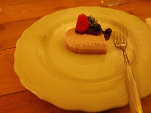 Save the best for last 🤤 ==> Dessert: Cheesecake ai frutti rossi (Red fruit cheesecake) at Raparossa  in Pezze Di Greco