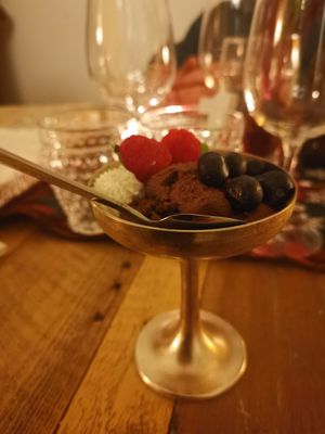 Mousse au chocolat #Veganuary at Raparossa  in Pezze Di Greco