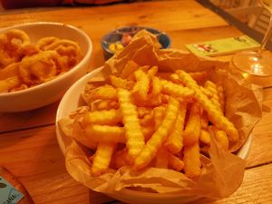 29.1.02023 50ies Special Event Fries with Dips at Raparossa  in Pezze Di Greco