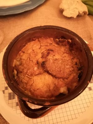 Parmigiana di Borragine at Raparossa  in Pezze Di Greco