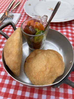 Fresh breadd  at Raparossa  in Pezze Di Greco