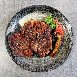 Teriyaki chicken (14sgd) at Herbivore Japanese Vegetarian Restaurant in Central Singapore