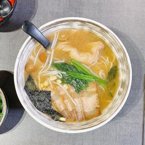 Miso ramen for 13sgd at Herbivore Japanese Vegetarian Restaurant in Central Singapore