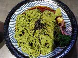 Cold soba with soy sauce at Herbivore Japanese Vegetarian Restaurant in Central Singapore