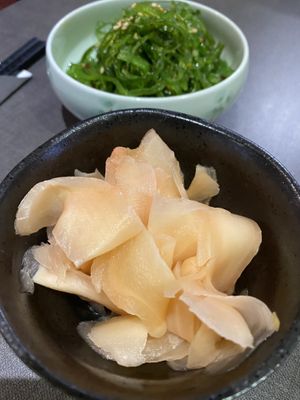 Ginger at Herbivore Japanese Vegetarian Restaurant in Central Singapore