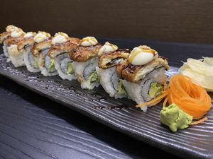 Unagi roll.  Top notch!  at Herbivore Japanese Vegetarian Restaurant in Central Singapore