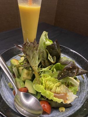 Avocado salad  at Herbivore Japanese Vegetarian Restaurant in Central Singapore