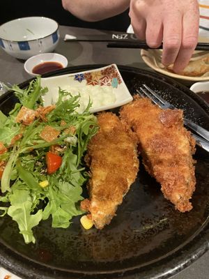 Vegan fish  at Herbivore Japanese Vegetarian Restaurant in Central Singapore