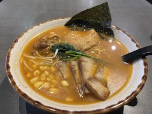 Spicy ramen  at Herbivore Japanese Vegetarian Restaurant in Central Singapore