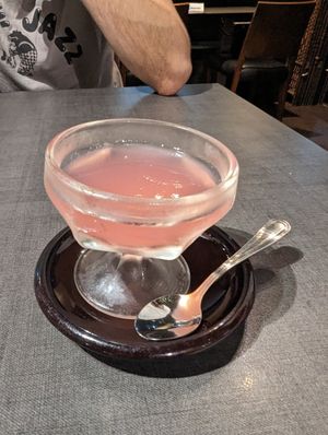 Yuzu Jelly at Herbivore Japanese Vegetarian Restaurant in Central Singapore