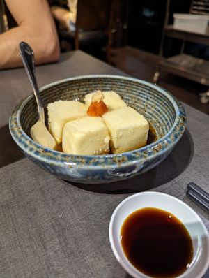 Agedashi Tofu (the best!) at Herbivore Japanese Vegetarian Restaurant in Central Singapore