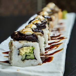 Vegan Shiitake Maki at Herbivore Japanese Vegetarian Restaurant in Central Singapore