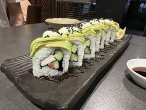 Avocado maki  #Veganuary at Herbivore Japanese Vegetarian Restaurant in Central Singapore