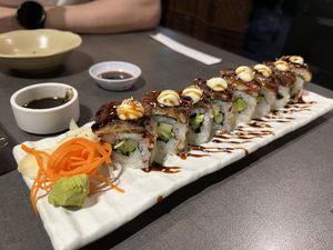 Unagi maki #Veganuary at Herbivore Japanese Vegetarian Restaurant in Central Singapore