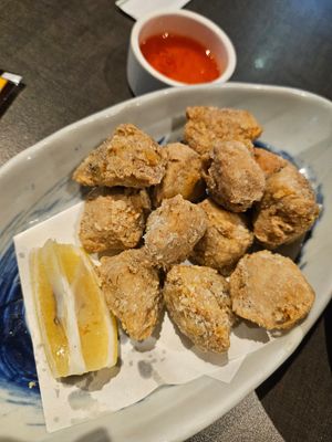Tori Karaage ~ 28/1/24 at Herbivore Japanese Vegetarian Restaurant in Central Singapore
