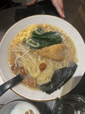 Vegan udon  at Herbivore Japanese Vegetarian Restaurant in Central Singapore