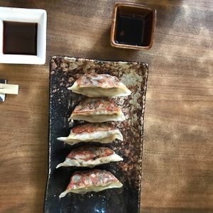 vegan gyoza  at Herbivore Japanese Vegetarian Restaurant in Central Singapore