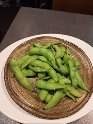 Edamame at Herbivore Japanese Vegetarian Restaurant in Central Singapore