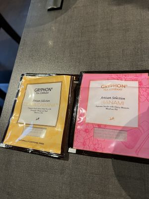 Yummy teas   at Herbivore Japanese Vegetarian Restaurant in Central Singapore