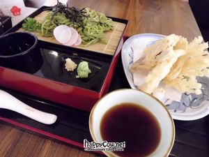 Tempura Cha Soba @ S$18+ at Herbivore Japanese Vegetarian Restaurant in Central Singapore