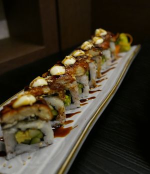 Vegan Unagi Sushi at Herbivore Japanese Vegetarian Restaurant in Central Singapore