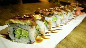 Unagi Rolls at Herbivore Japanese Vegetarian Restaurant in Central Singapore