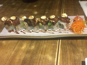 Unagi Maki at Herbivore Japanese Vegetarian Restaurant in Central Singapore