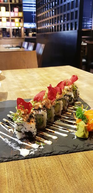 Tuna Maki at Herbivore Japanese Vegetarian Restaurant in Central Singapore
