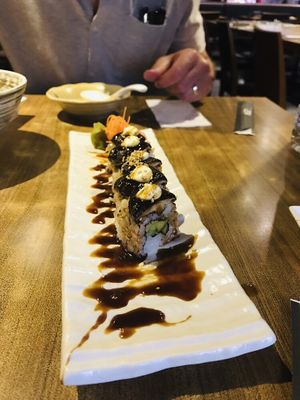 Vegan sushi roll  at Herbivore Japanese Vegetarian Restaurant in Central Singapore