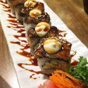 Unagi Maki at Herbivore Japanese Vegetarian Restaurant in Central Singapore