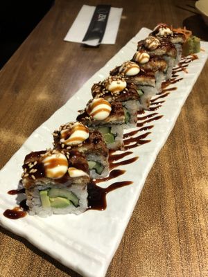 Unagi sushi  at Herbivore Japanese Vegetarian Restaurant in Central Singapore