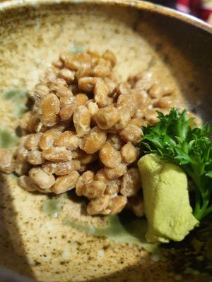 Natto at Herbivore Japanese Vegetarian Restaurant in Central Singapore