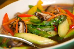 delicious veggies at Herbivore Japanese Vegetarian Restaurant in Central Singapore