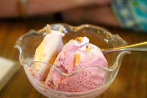 Dessert at Herbivore Japanese Vegetarian Restaurant in Central Singapore