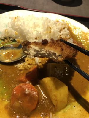 sakana curry set $18 👍🏻👍🏻👍🏻 at Herbivore Japanese Vegetarian Restaurant in Central Singapore