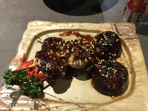 324 - grilled shiitake $6 at Herbivore Japanese Vegetarian Restaurant in Central Singapore