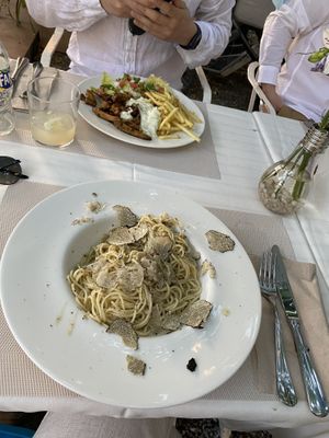 Spaghettini Truffel at Bellaverde in Mallorca