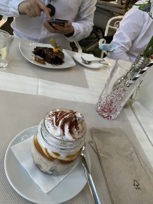 Banoffee and Chocolate Cake at Bellaverde in Mallorca