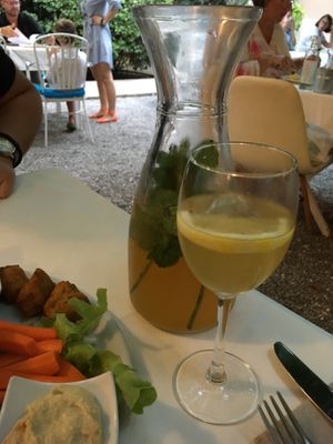 Homemade lemonade at Bellaverde in Mallorca