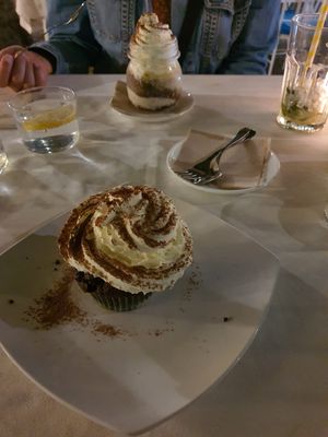 Bellaverde muffin - chocolate with a hunk of pb inside  at Bellaverde in Mallorca